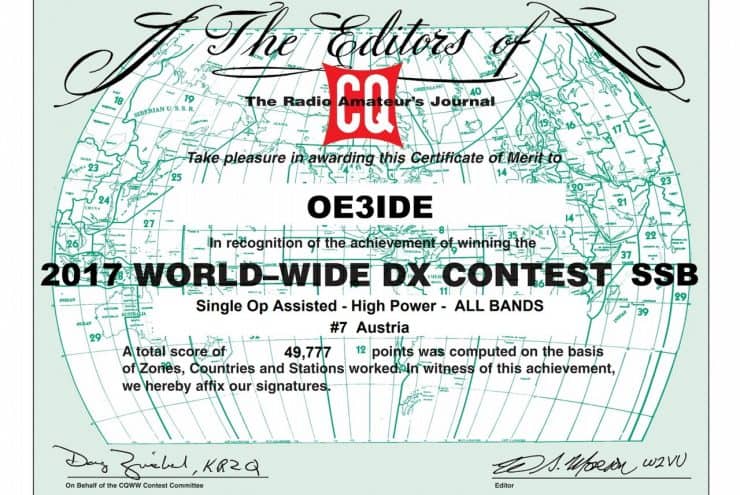 CQ WW DX Contest SSB 2017